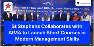 St Stephen’s Collaborates with AIMA to Launch Short Courses in Modern Management Skills